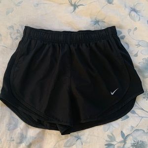 Nike black running shorts